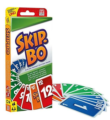 Mattel 52370-0 - Skip-bo, Kartenspiel