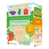 Set Al Agua Pato Dinosaurios-libro Y 3 Juguetes Para El Baño