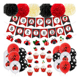 Ladybug Decoraciones De Cumpleaños Feliz Cumpleaños B...