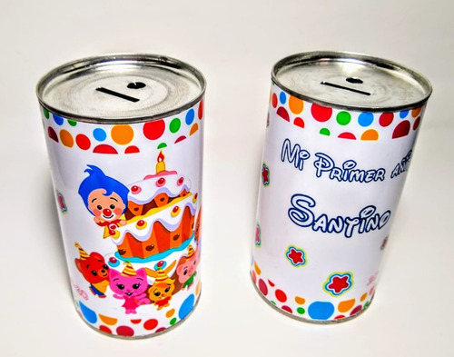 Alcancias Latas Personalizadas Souvenirs Originales X10