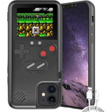 Funda Para iPhone 11 Pro Gameboy Con 36 Retro Juegos - Negro