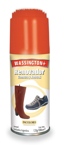 Wassington Renovador De Gamuza Y Nobuck Incoloro X 145g