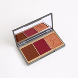 Paleta Sculpt, Blush & Glow Medium Lp Beauty Cosméticos 3em1 Tom Da Maquiagem Dark