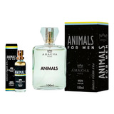 Kit Perfume Masculino Animals Amakha Paris 100ml E 15ml