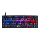 Teclado Mecânico Gamer Rgb Switch Blue Qwerty Ergonômico Usb