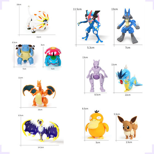 Pokémon Figuras Caixa Original Anime Brinquedo Para Presente