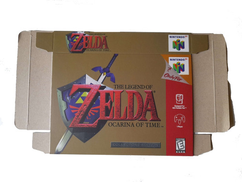 Caja Para Zelda Ocarina Of Time N64 R-pr0