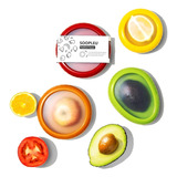 Soopleu Soporte Para Aguacate Y Tomate, Juego De 4 Recipient