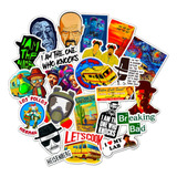 Stickers Calcos Vinilo Breaking Bad X20 Apto Agua Termo Auto