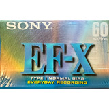 7 Cassettes Sony Ef-x 60 Nuevos Sellados De Fábrica