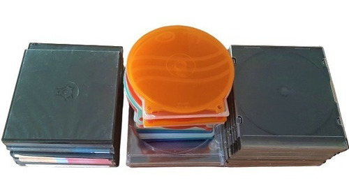 Lote 43 Estuches Porta Cd Dvd Surtidos Acrilico Y Plasticos