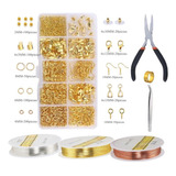 686 Piezas Bisuteria Kit Para Hacer Aretes Alambre De Cobre