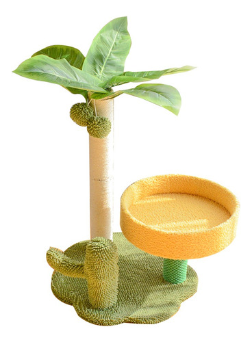 Cocotero Cactus Rascador Para Gatos Con Juguete,65cm