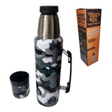 Termo Mate Camuflado 1.2l Pico Cebador Acero Inox - Matheus