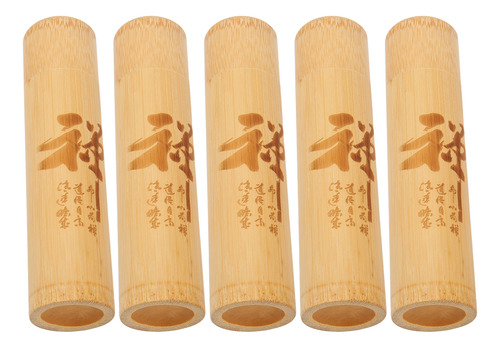 Urnas Esparcidoras De Bambú, 5 Unidades, Talladas, A Prueba