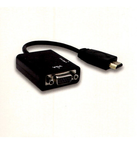 Conversor Nexioa Nx-170 Hdmi A Vga + 3,5mm Audio Negro