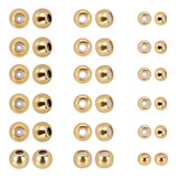18k De Oro Stopper Beads, 60pcs De   Slider Beads De La...