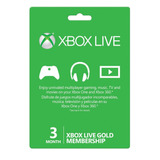 Xbox Live Gold 3 Meses - Codigo / Entrega Rapida