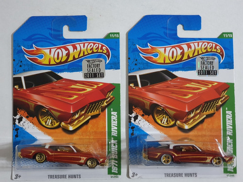 2 Hot Wheels Buick Riviera Sth Super Treasure Y Th Hunt 2011