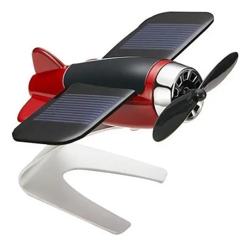 Avioneta Solar Decorativa Para Auto U Oficina