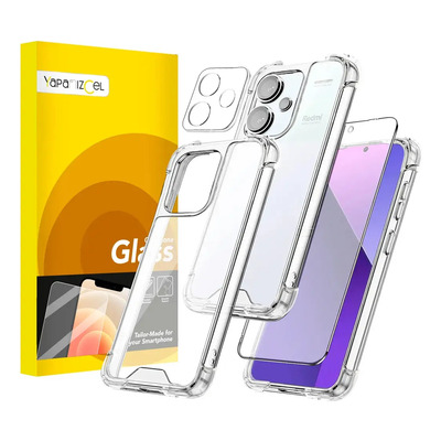 Funda Para Xiaomi Redmi Note 13 Pro Plus 5g Case Uso Rudo + Mica Cristal Tempaldo 9h Sin Bordes+ Protector De Cámara Cristal Templado | MercadoLibre