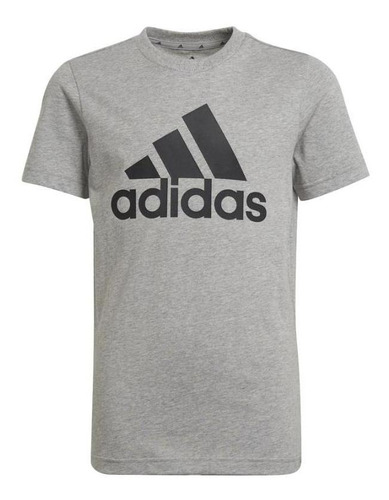 Polera adidas Essentials Niño Gris