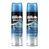 Gel Gillette Para Afeitar 2 En 1 Piel Sensible 2 Piezas