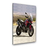 Quadro Decorativo Vertical Moto Para Sala Quarto Hall