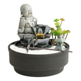 Fuentes De Agua 21cm Jardin Zen Redondo Armonia Paz Buda Tm