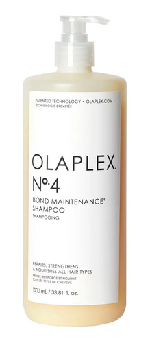 Shampoo Reparador De Cabello Olaplex No.4 Bond Mant 1000 Ml