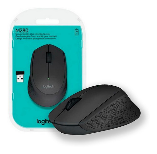 Mouse Inalambrico Logitech M280 Negro Usb Wireless Portátil