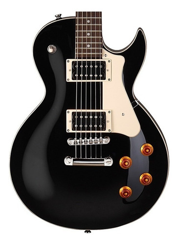 Guitarra Eléctrica Cort Cr Series Cr100 De Caoba Black
