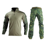 Uniforme Tactico Militar Completo Pantalon + Camisa Airsoft