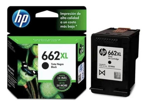 Cartucho Negro Hp 662xl Cz105al Tinta Original