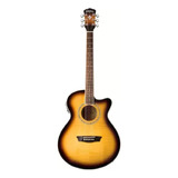 Guitarra Electroacústica Washburn Ea15 Atb Sunburst Playback