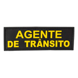 Emborrachado Porta Acessorio Agente Transito Preto/amarelo