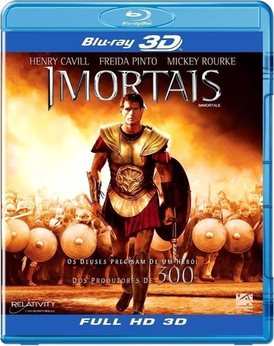 Blu-ray Imortais 3d + 2d - Original Lacrado - Frete R