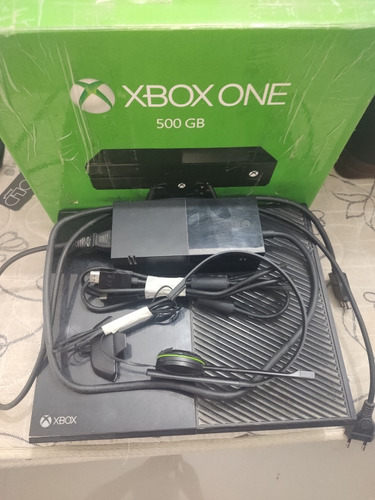 Xbox One 500 Gb Na Caixa Com 8 Jogos Fonte Headset Controle 