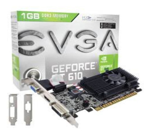 Placa De Video Nvidia Evga  Geforcegt 610 01g-p3-2615-kr 1gb