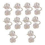 10 Anillos Para Servilletas En Oro, Oro Rosa, Plata Y Negro