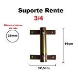 Kit 30 Peças De Suporte De Parede Rente 3\4