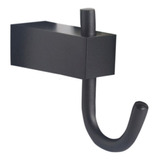 Percha Gancho Qubic Net Negro 1110.5 Ottone Baño Accesorio