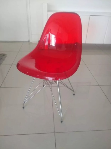 Conjunto 2 Cadeiras Charles Eames - Vermelho