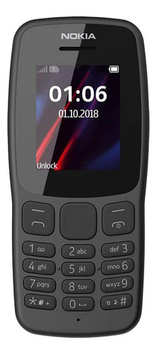 Teléfono Celular Nokia 106 Single Sim (2018) - Doble Banda .