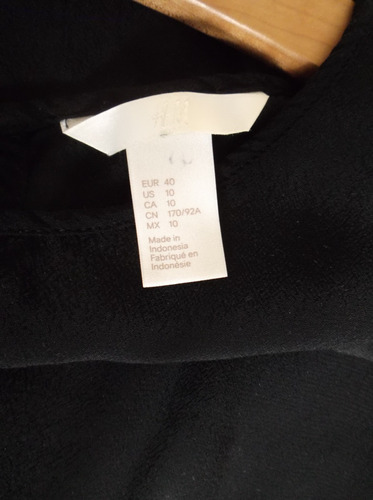 H & M Blusa Importada Talle 10 Americano M/l Miráaaaa