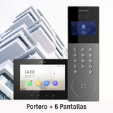 Kit Portero Ip Acceso Facial Hikvision Edificio 6 Deptos