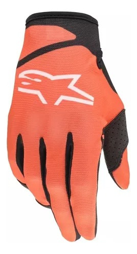 Guantes Para Motocross Alpinestars Radar Gloves Color Naranja/negro Talla Guantes Para Motociclistas