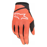 Guantes Para Motocross Alpinestars Radar Gloves Color Naranja/negro Talla Guantes Para Motociclistas