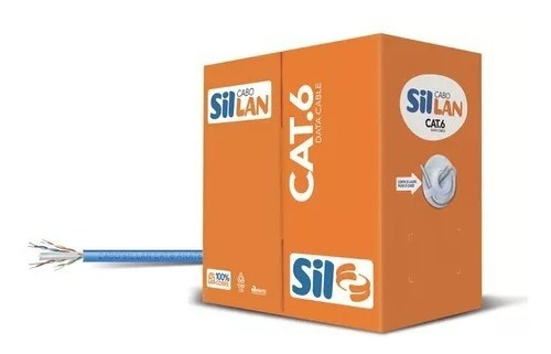 Cabo De Rede Cat6e Sil 4 Pares 23awg 