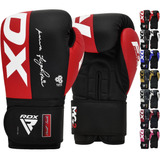 Guantes De Boxeo Rdx 14 Oz Negro/rojo